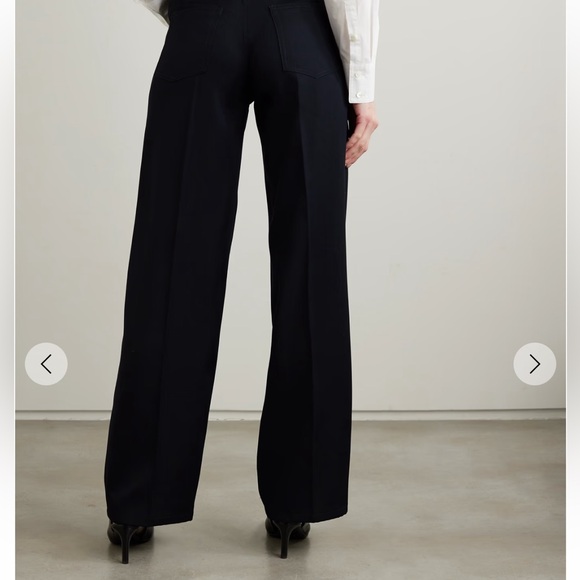 Jil Sander Vintage Softest Wool Lana Wide Leg Pants Trousers 42 L perfect - Picture 3 of 11